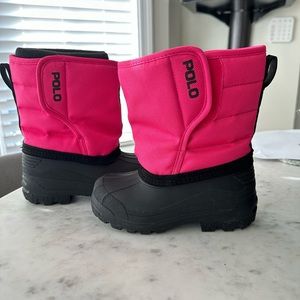 NWTT Polo Ralph Lauren Girls SnowBoots Size 10.5